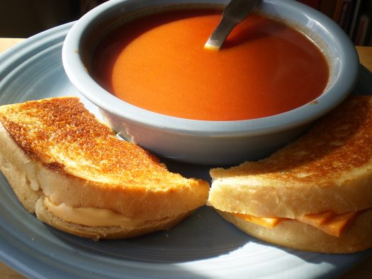 grilled cheese tomato soup